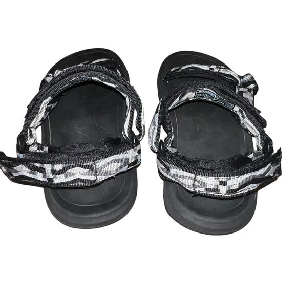 Men’s Teva Hurricane XLT 2 Black White Gray Sports Sandal SZ 6